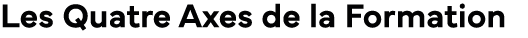 Les Quatre Axes de la Formation