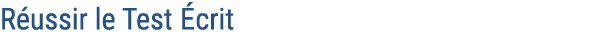 R ussir le Test crit 