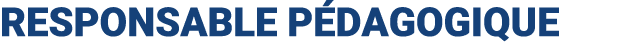 RESPONSABLE P DAGOGIQUE