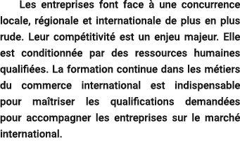  Les entreprises font face  une concurrence locale, r gionale et internationale de plus en plus rude. Leur comp titi...