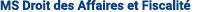 MS Droit des Affaires et Fiscalit 