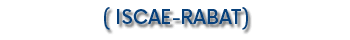  ( ISCAE rabat)