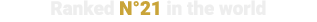 Ranked N°21 in the world