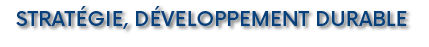 Strat gie, D veloppement Durable