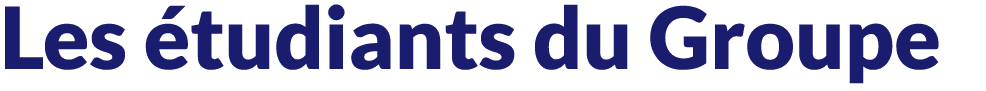 Les tudiants du Groupe 