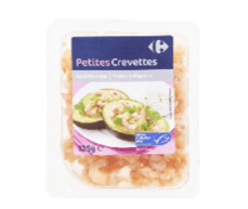 Crevettes d cortiqu es CARREFOUR. Catalogue carrefour avril 2023 