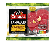 Carpaccio b uf parmesan et marinade. Catalogue carrefour avril 2023