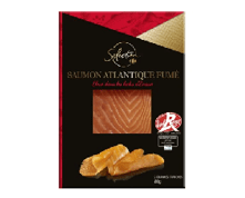 Saumon fum Ecosse LR. Catalogue carrefour avril 2023