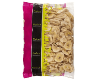 Chips de Bananes PROFRUIT. Catalogue carrefour avril 2023 