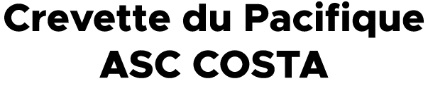 Crevette du Pacifique ASC COSTA 
