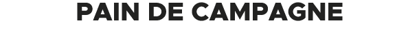 Pain de campagne 