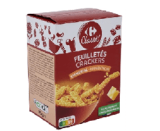 Biscuits ap ritif  l’emmental. Catalogue carrefour avril 2023