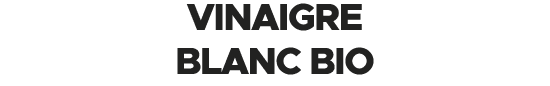 Vinaigre blanc bio