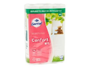 Papier Toilette Confort CARREFOUR ESSENTIAL .catalogue carrefour avril 2023