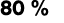 80 %