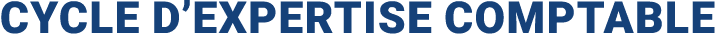 Cycle d’Expertise Comptable 