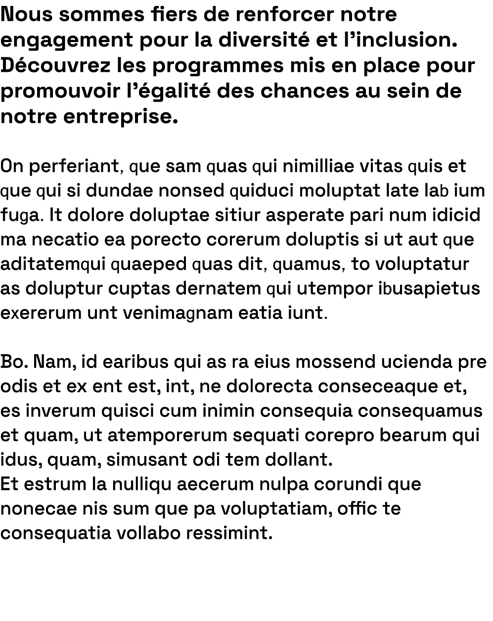 Nous sommes fiers de renforcer notre engagement pour la diversit et l’inclusion. D couvrez les programmes mis en pla...