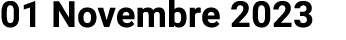 01 Novembre 2023