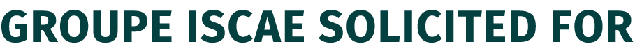Groupe ISCAE solicited for