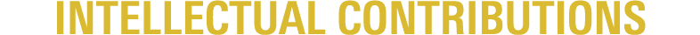 Intellectual contributions