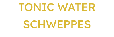 TONIC WATER Schweppes